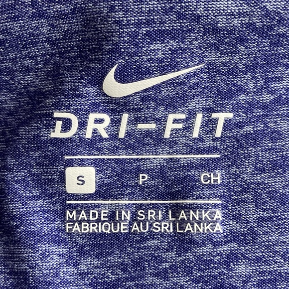 Small Nike Purple Heather Dri Fit Workout Tank - Picture 6 of 7